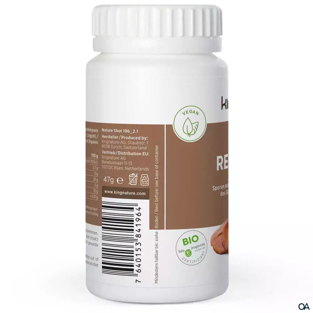 Kingnature Reishi Vida Kapseln