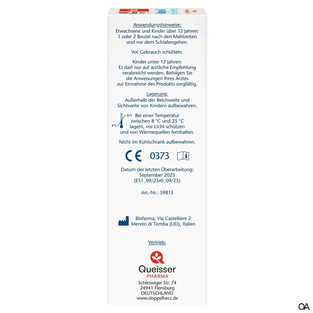Doppelherz aktiv Magen-Gel Hyaluron Protect gegen Sodbrennen + bei Reflux Portionsbeutel