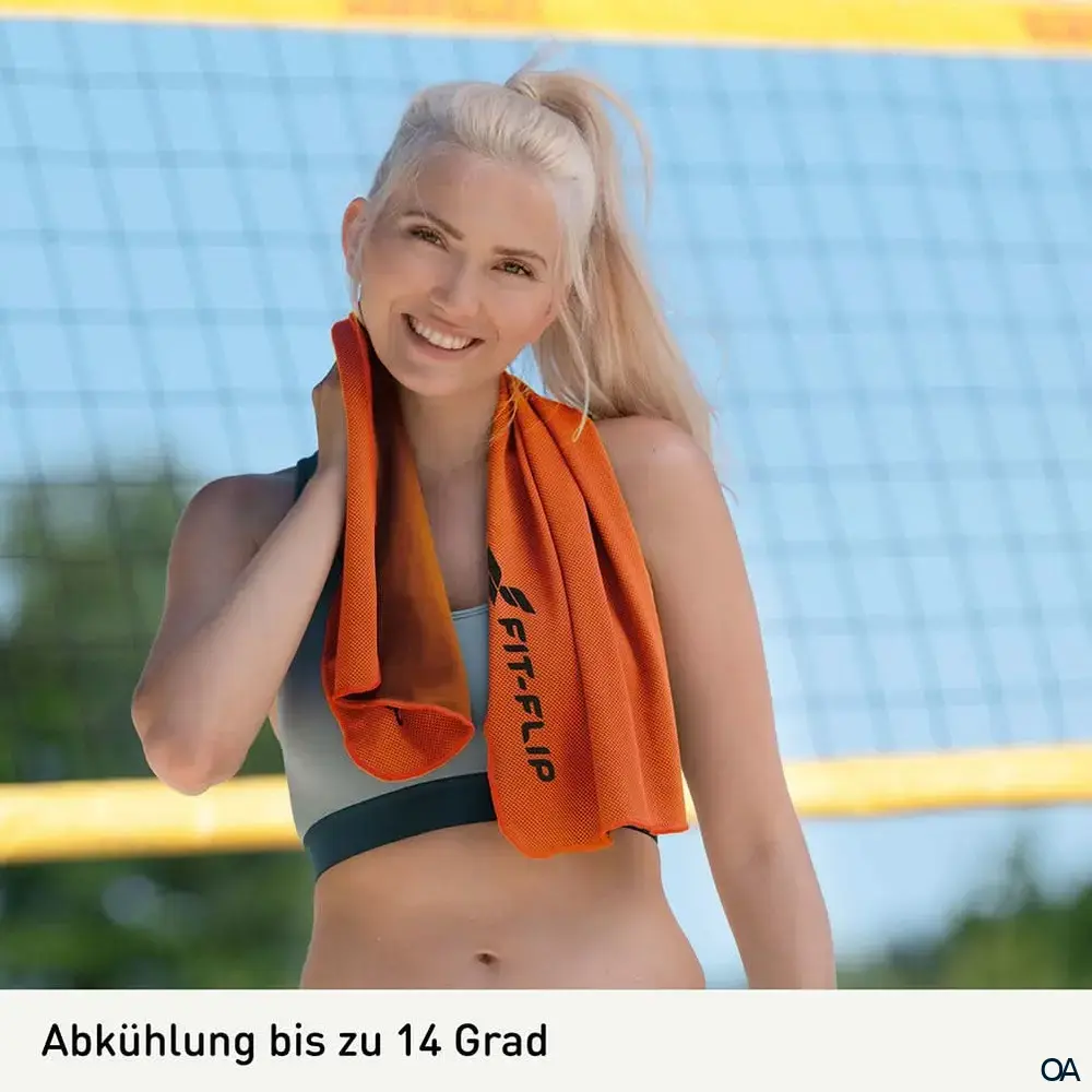 FIT-FLIP Airflip Towel das kühlende Handtuch - Orange