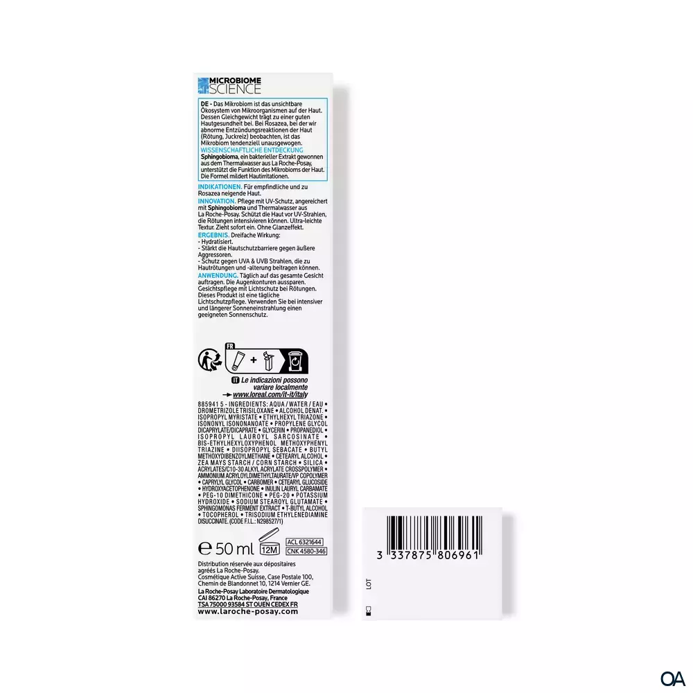 La Roche Posay Toleriane Rosaliac AR LSF 30