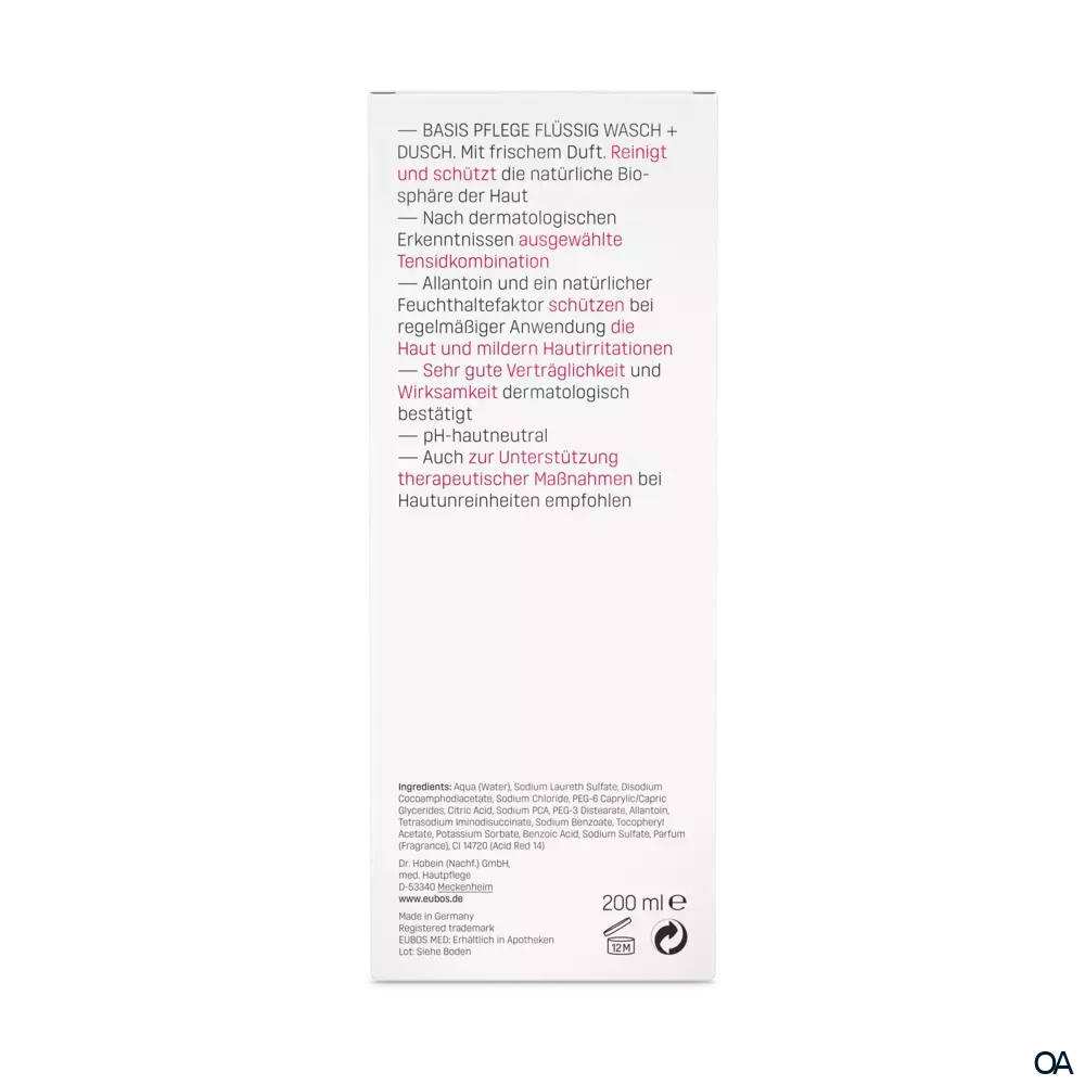 Eubos FLÜSSIG WASCH+DUSCH ROT Frischeduft