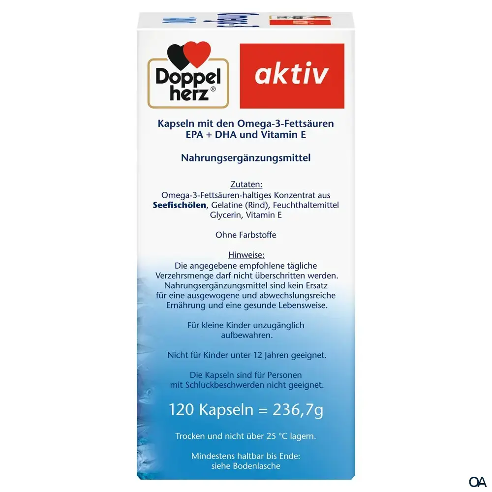 Doppelherz aktiv Omega-3 1400 Kapseln