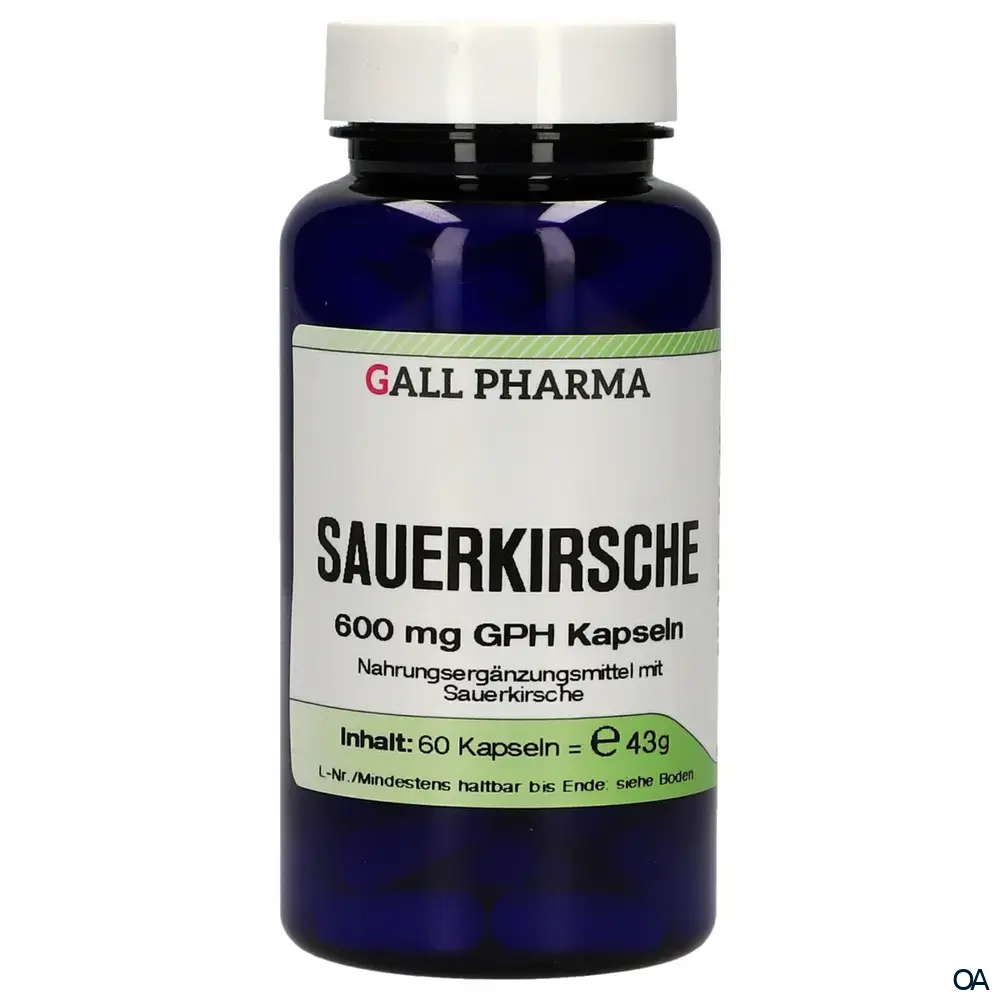 Gall Pharma Sauerkirsche 600 mg Kapseln