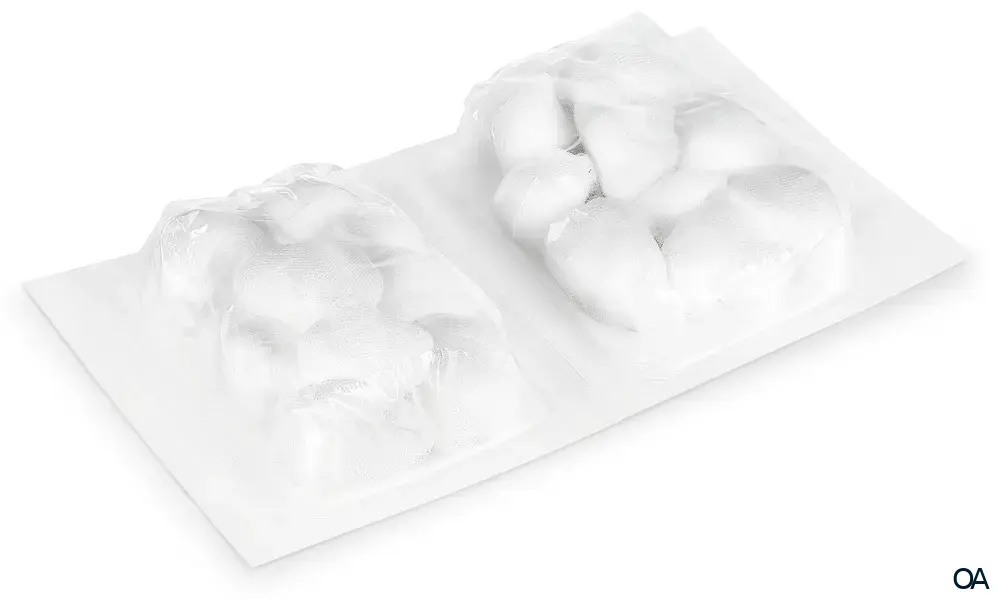 Pagasling®  Schlinggazetupfer aus Verbandmull steril, Größe 3 - pflaumengroß, 18 x 20 Stück