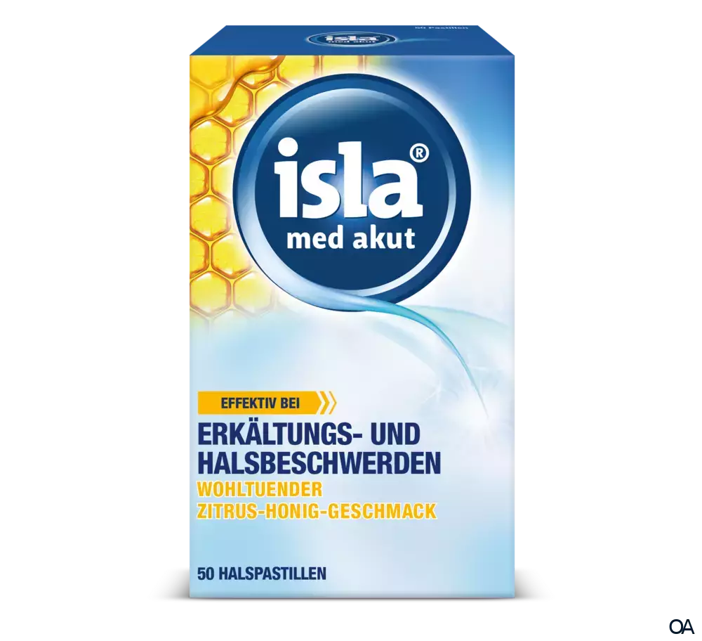 isla® med akut Zitrus-Honig Pastillen