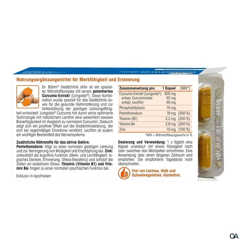 Dr. Böhm® Gedächtnis aktiv Kapseln