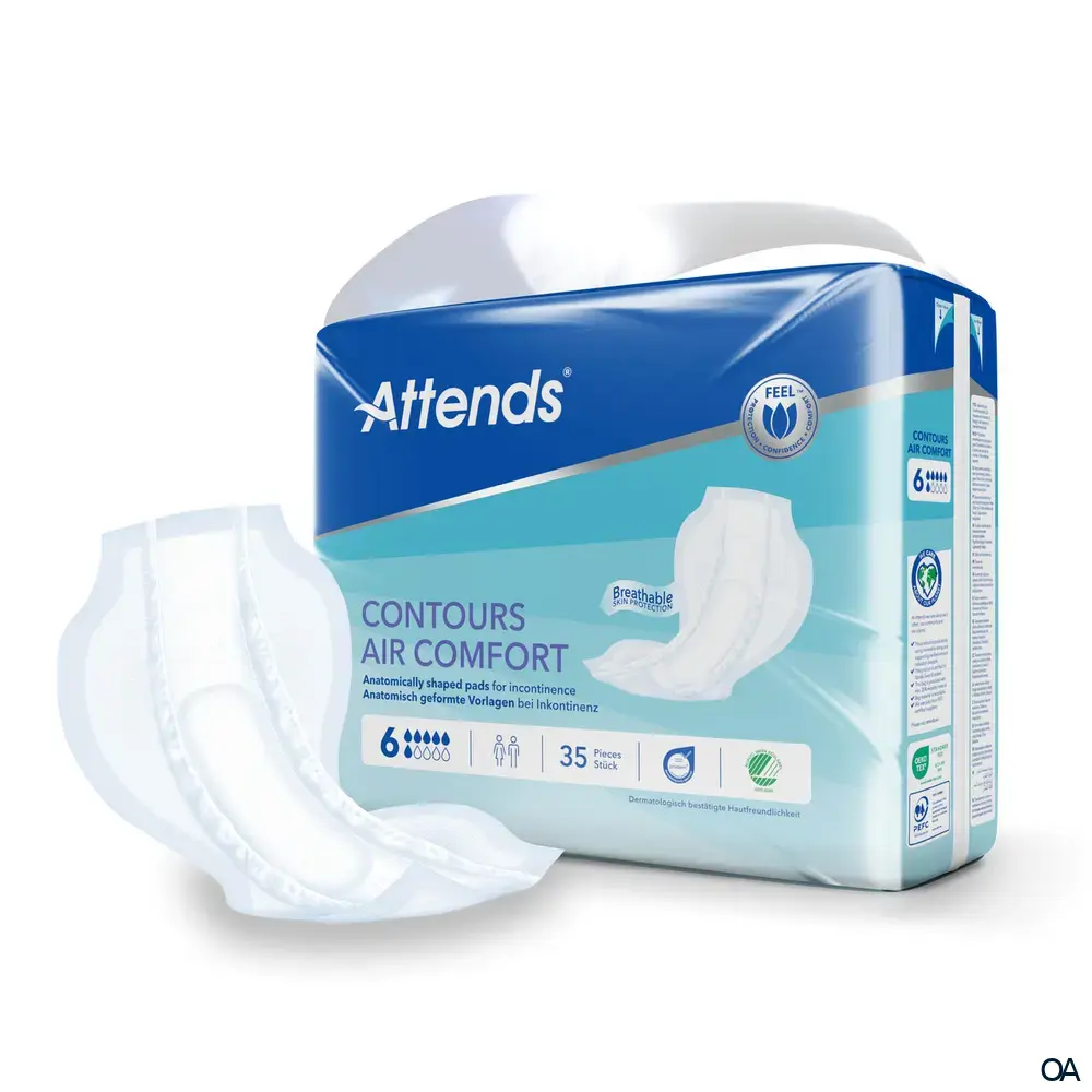 Attends Contours Air Comfort 6 - Inkontinenvorlagen