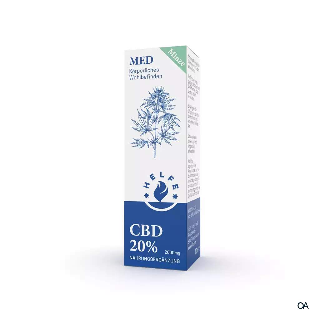 HELFE CBD-Öl 20% mit Minze HELFE CBD-Öl 20% mit Minze