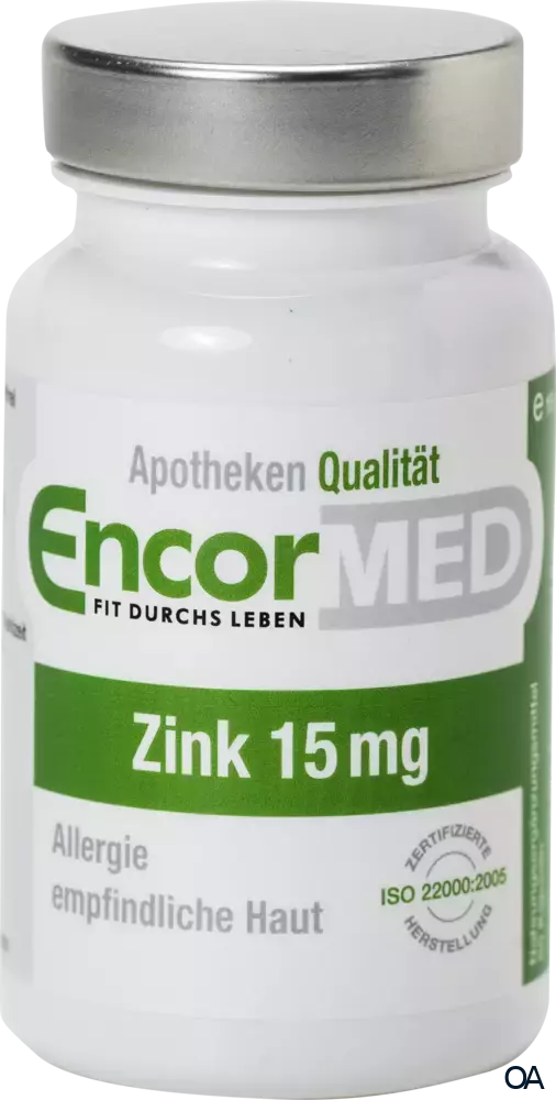 EncorMed Zink 15 mg Kapseln