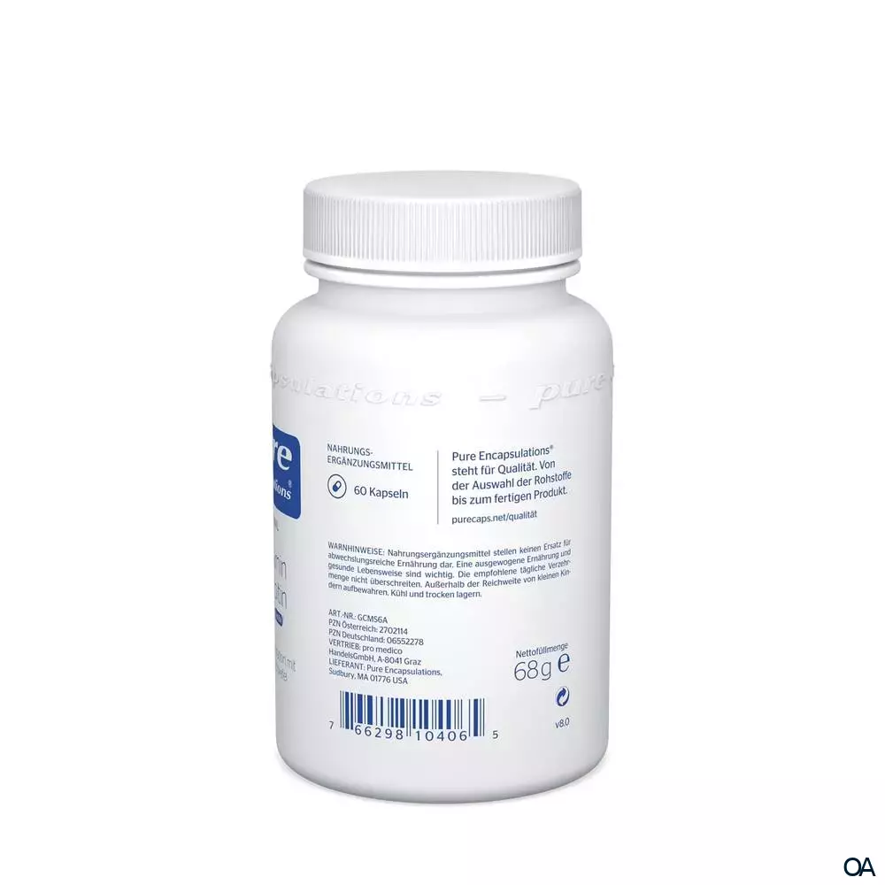 pure encapsulations® Glucosamin Chondroitin + MSM pure encapsulations® Glucosamin Chondroitin + MSM