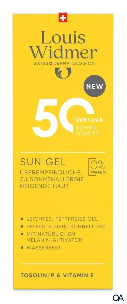 Louis Widmer suncare Sun Gel 50 - ohne Parfum Louis Widmer suncare Sun Gel 50 - ohne Parfum