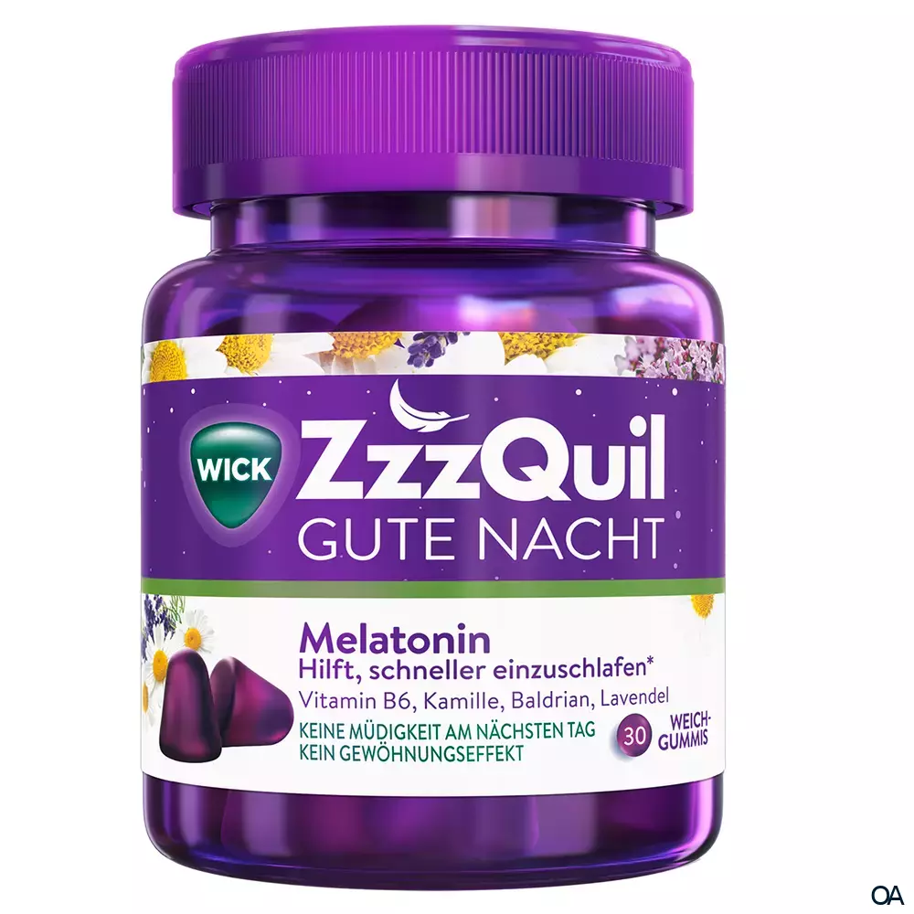 WICK ZzzQuil® Gute Nacht Weichgummis