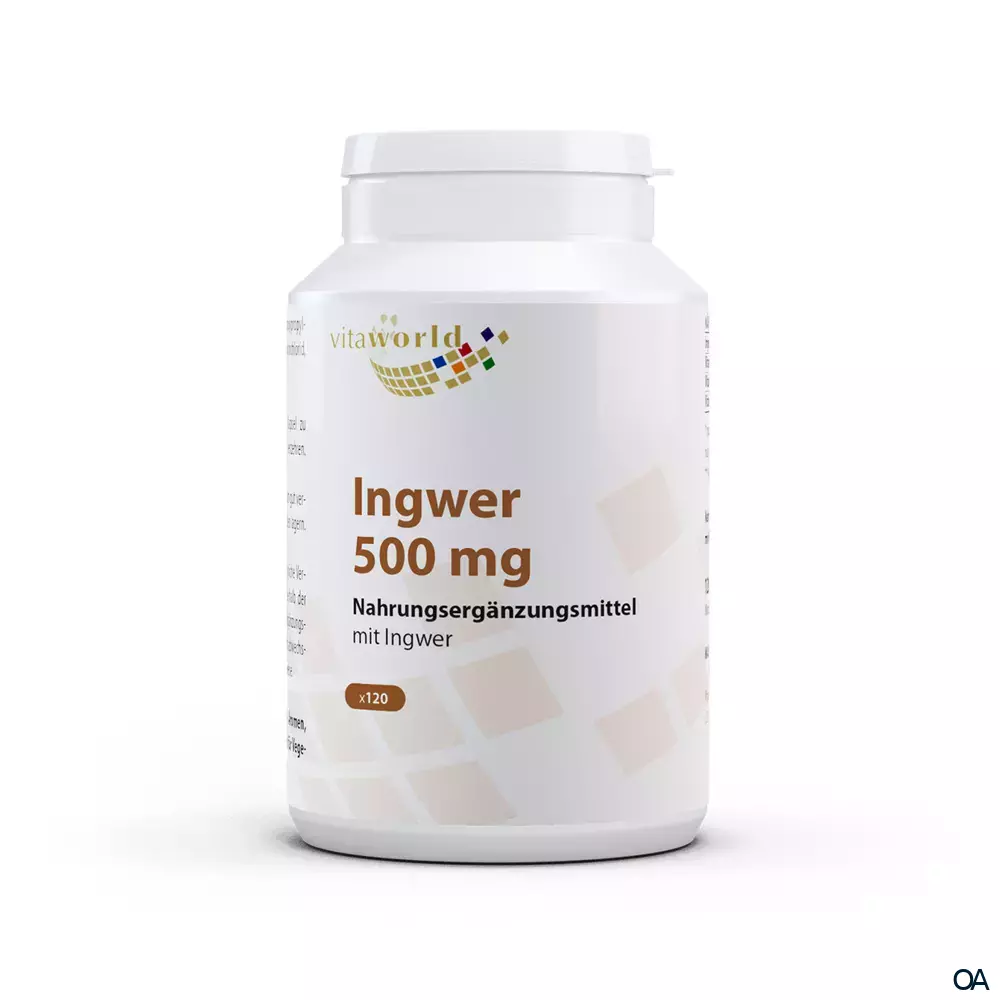 Vitaworld Ingwer 500 mg Kapseln Vitaworld Ingwer 500 mg Kapseln