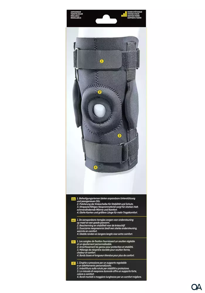 FUTURO™ Sport Kniebandage mit seitlicher Gelenkschiene, verstellbar