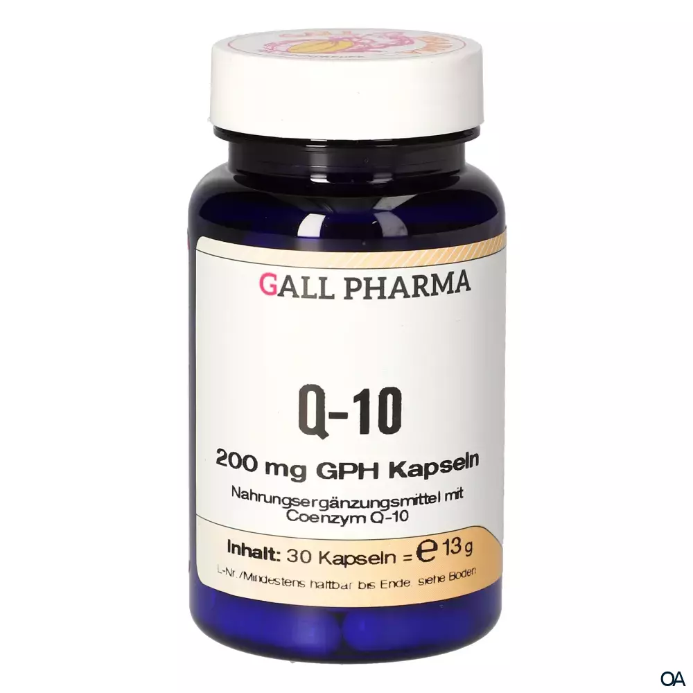 Gall Pharma Q-10 200 mg Kapseln Gall Pharma Q-10 200 mg Kapseln