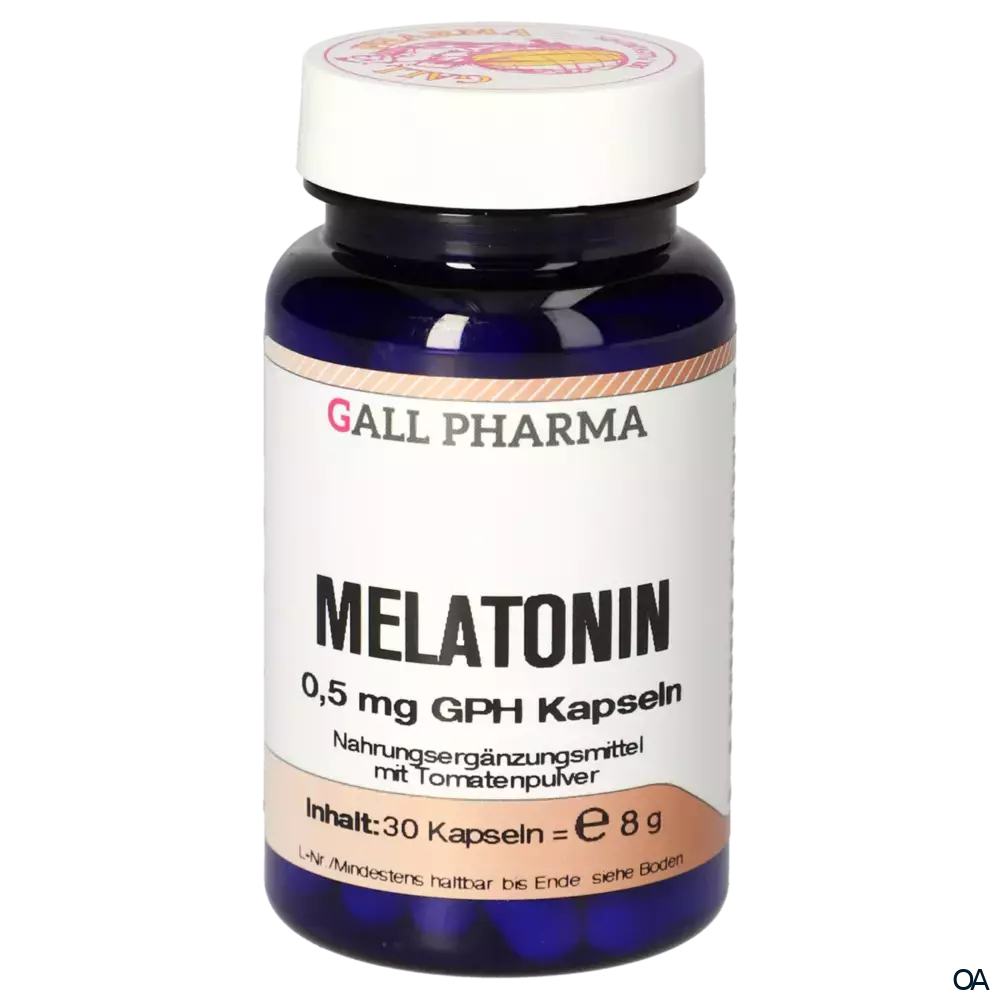Gall Pharma Melatonin 0,5 mg Kapseln Gall Pharma Melatonin 0,5 mg Kapseln