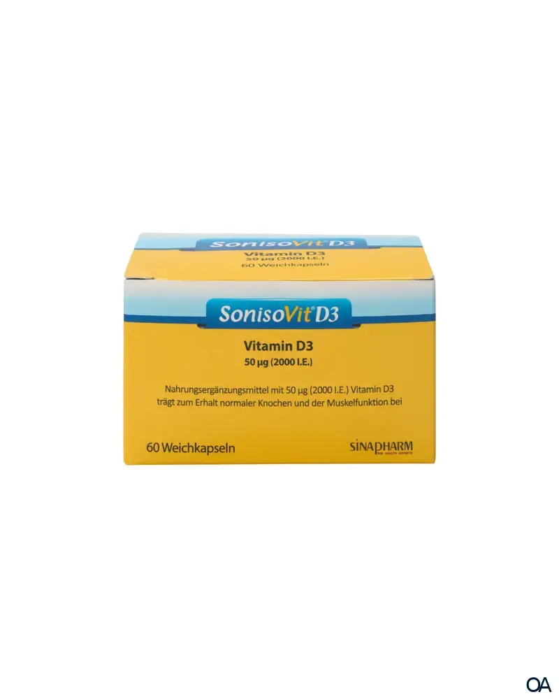 SonisoVit®D3 Kapseln 50µg (2000 I.E)