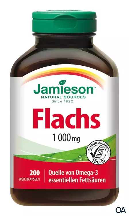 Jamieson Leinöl 1000 mg  Kapseln Jamieson Leinöl 1000 mg  Kapseln