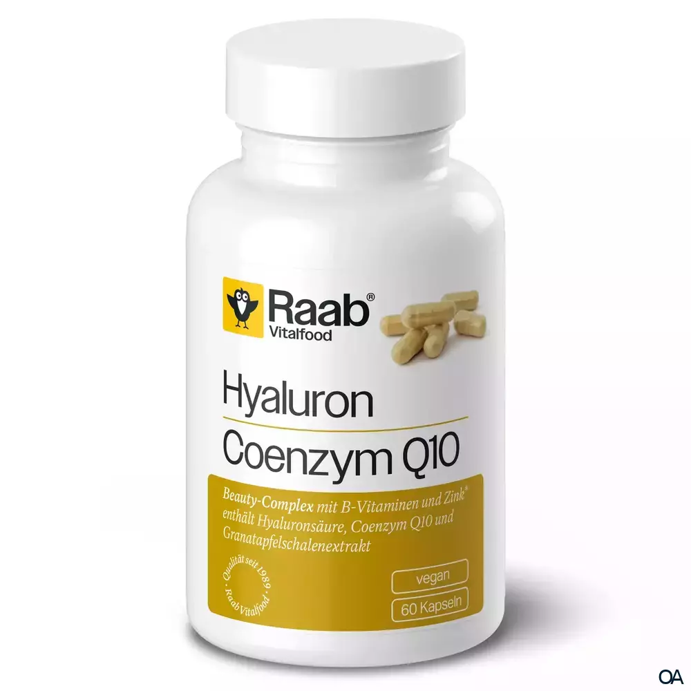 Raab® Vitalfood Hyaluron - Coenzym Q10 Kapseln
