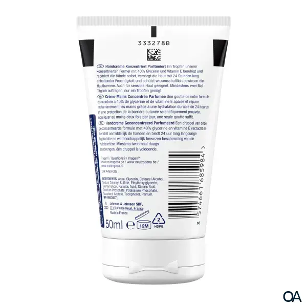 Neutrogena Norwegische Formel konzentrierte parfümierte Handcreme Neutrogena Norwegische Formel konzentrierte parfümierte Handcreme