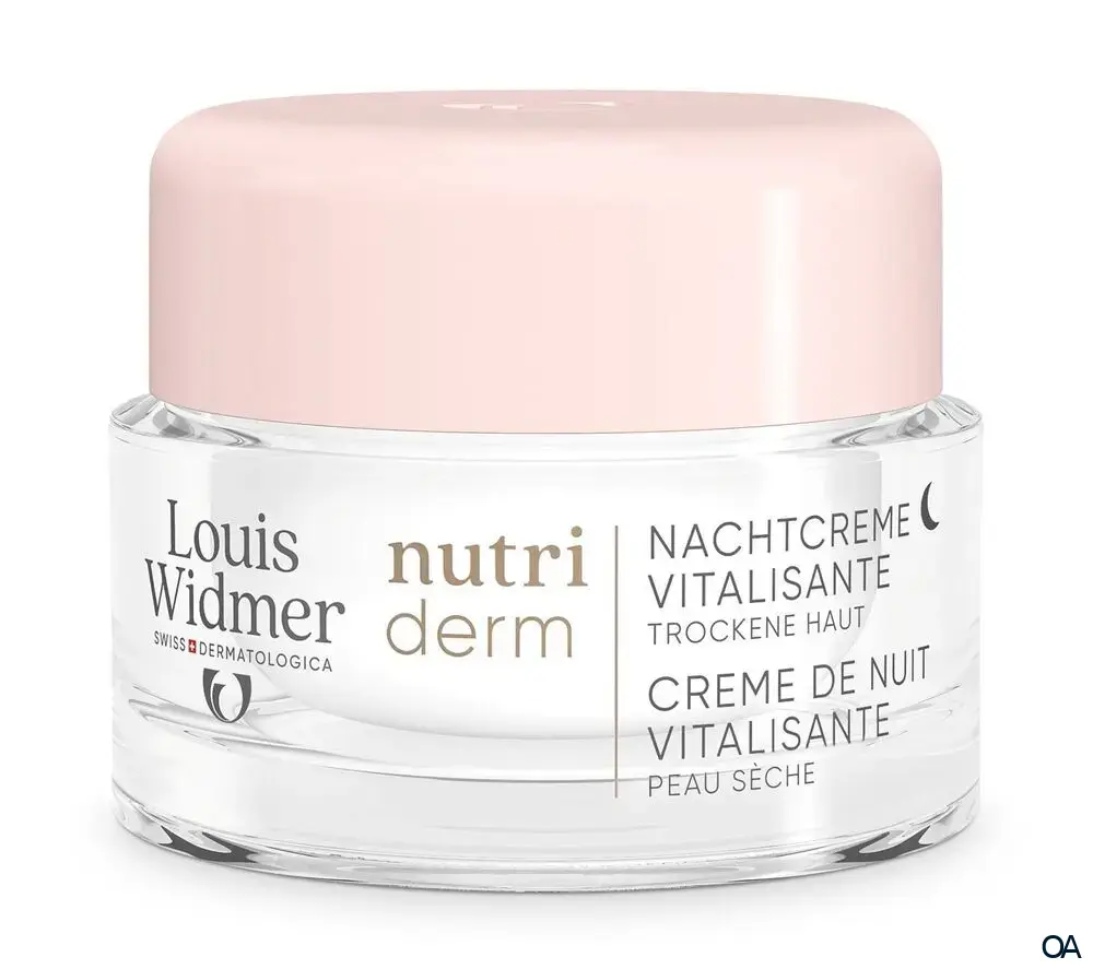 Louis Widmer nutriderm Nachtcreme Vitalisante - leicht parfümiert