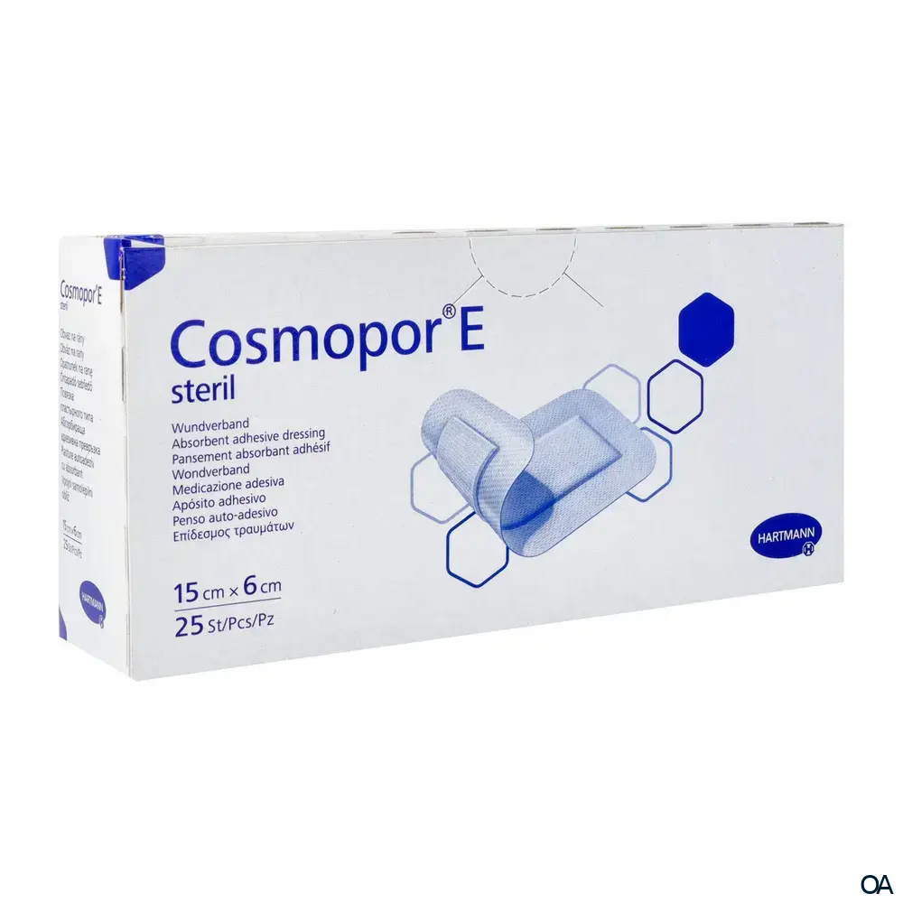 Cosmopor® E selbstklebender Wundverband steril, 6 x 15 cm Cosmopor® E selbstklebender Wundverband steril, 6 x 15 cm