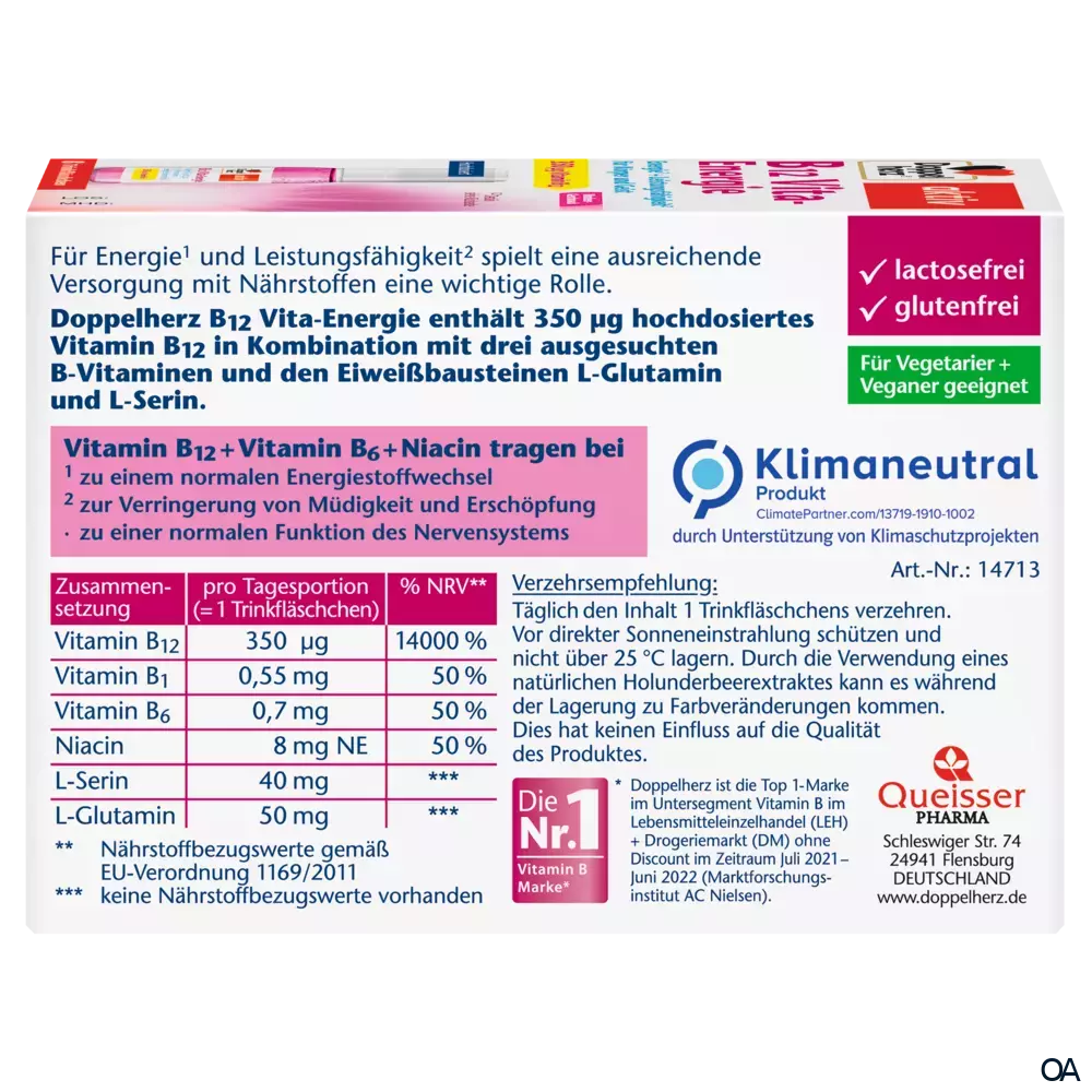 Doppelherz aktiv B12 Vita-Energie Trinkfläschchen