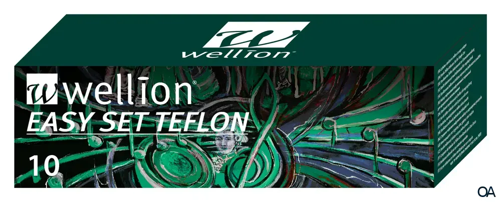 Wellion EASY Teflon Infusionsset 9 mm / 80 cm