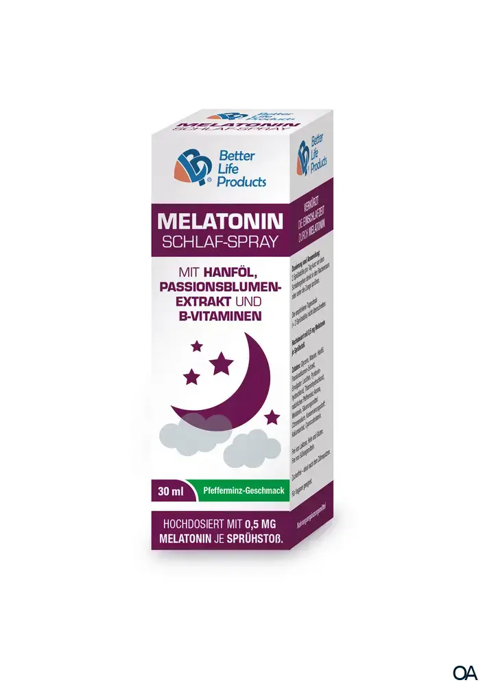 Better Life Products® Melatonin Schlaf-Spray Better Life Products® Melatonin Schlaf-Spray