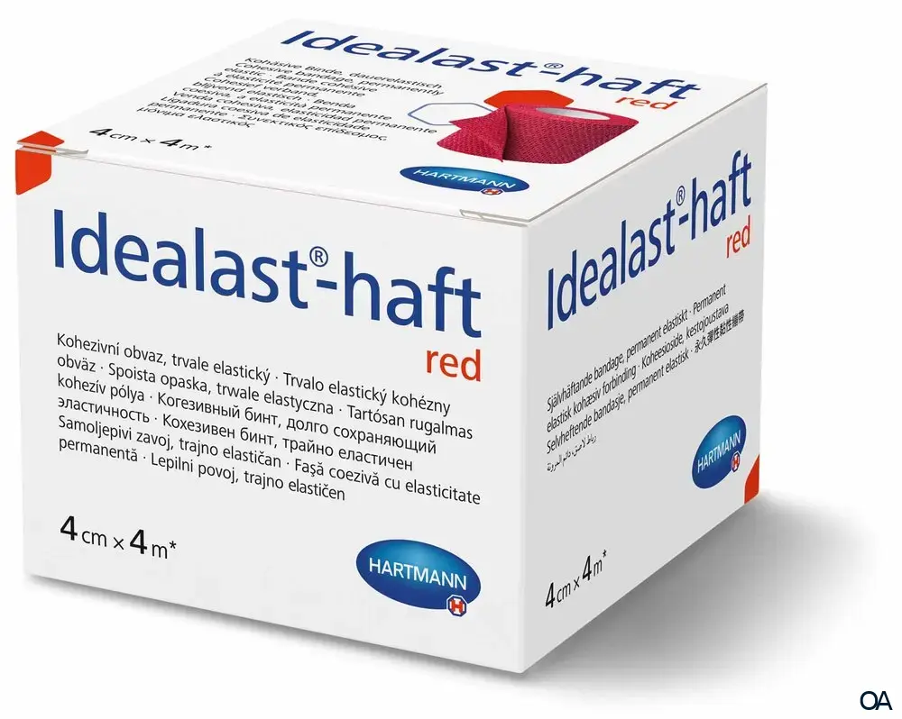 Idealast®-haft Color Idealbinde Rot 4 cm x 4 m Idealast®-haft Color Idealbinde Rot 4 cm x 4 m