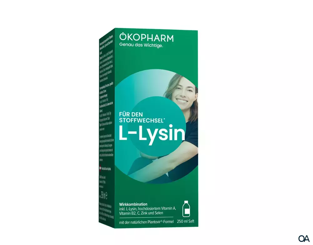 Ökopharm® Für den Stoffwechsel* L-Lysin Saft Ökopharm® Für den Stoffwechsel* L-Lysin Saft