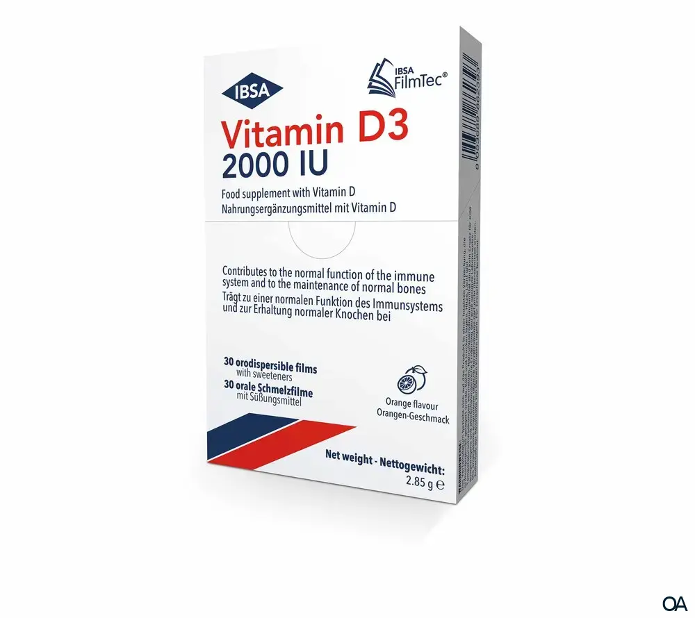 IBSA Vitamin D3 2000 IU orale Schmelzfilme