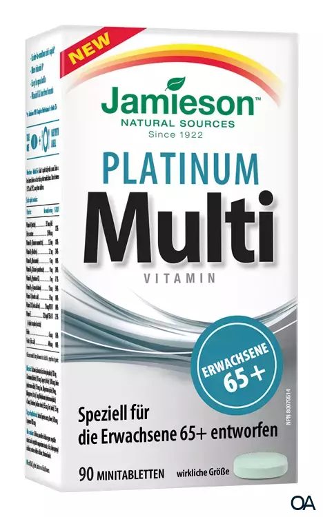 Jamieson Multi Complete Platinum 65+ Tabletten Jamieson Multi Complete Platinum 65+ Tabletten