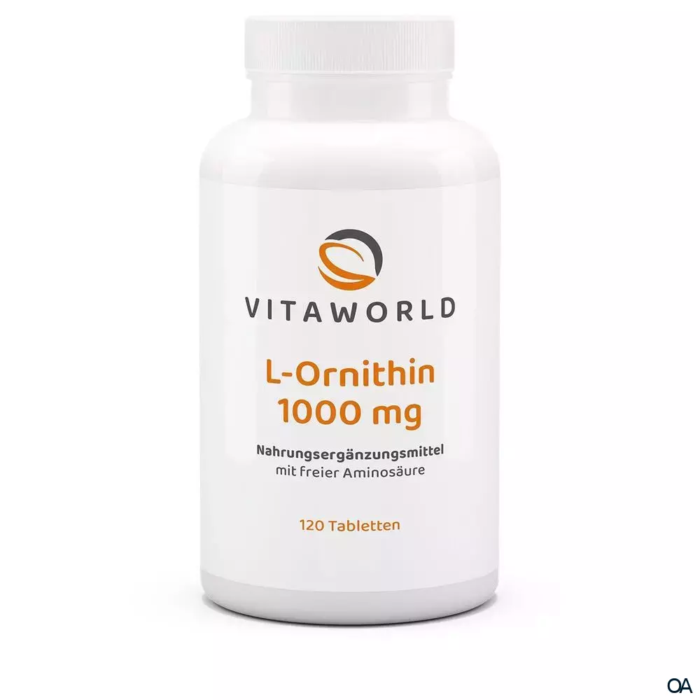 Vitaworld L-Ornithin 1000 mg Tabletten Vitaworld L-Ornithin 1000 mg Tabletten