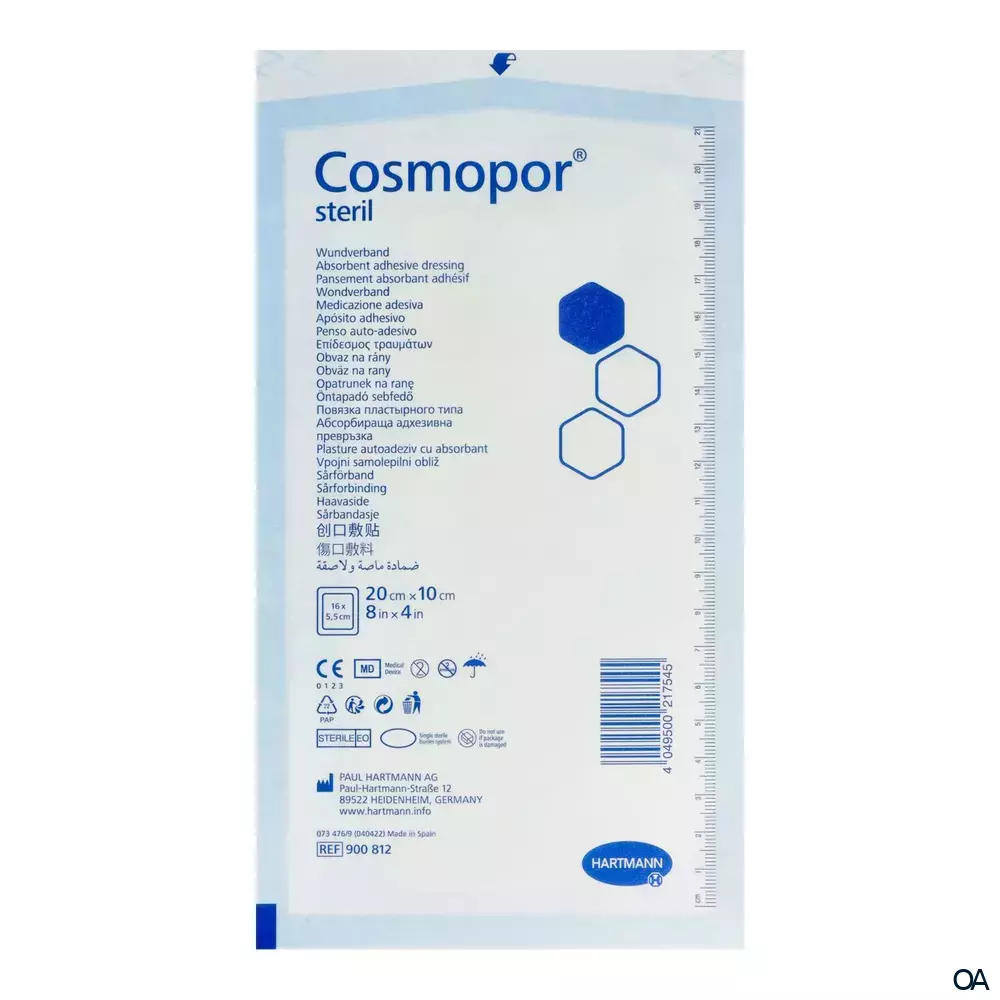 Cosmopor® Steril Wundverband 20 x 10 cm
