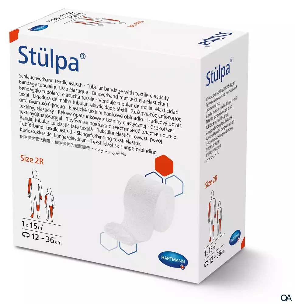 Stülpa® Rollen Schlauchverband textilelastisch, Gr. 2 R, 6 cm breit, 15 m lang