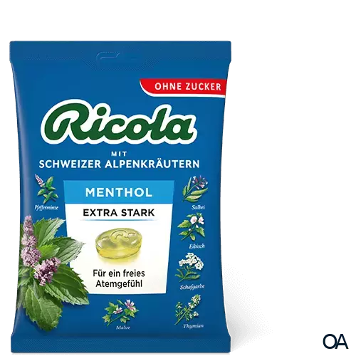 Ricola Menthol Extra Stark Bonbons Zuckerfrei Beutel Ricola Menthol Extra Stark Bonbons Zuckerfrei Beutel