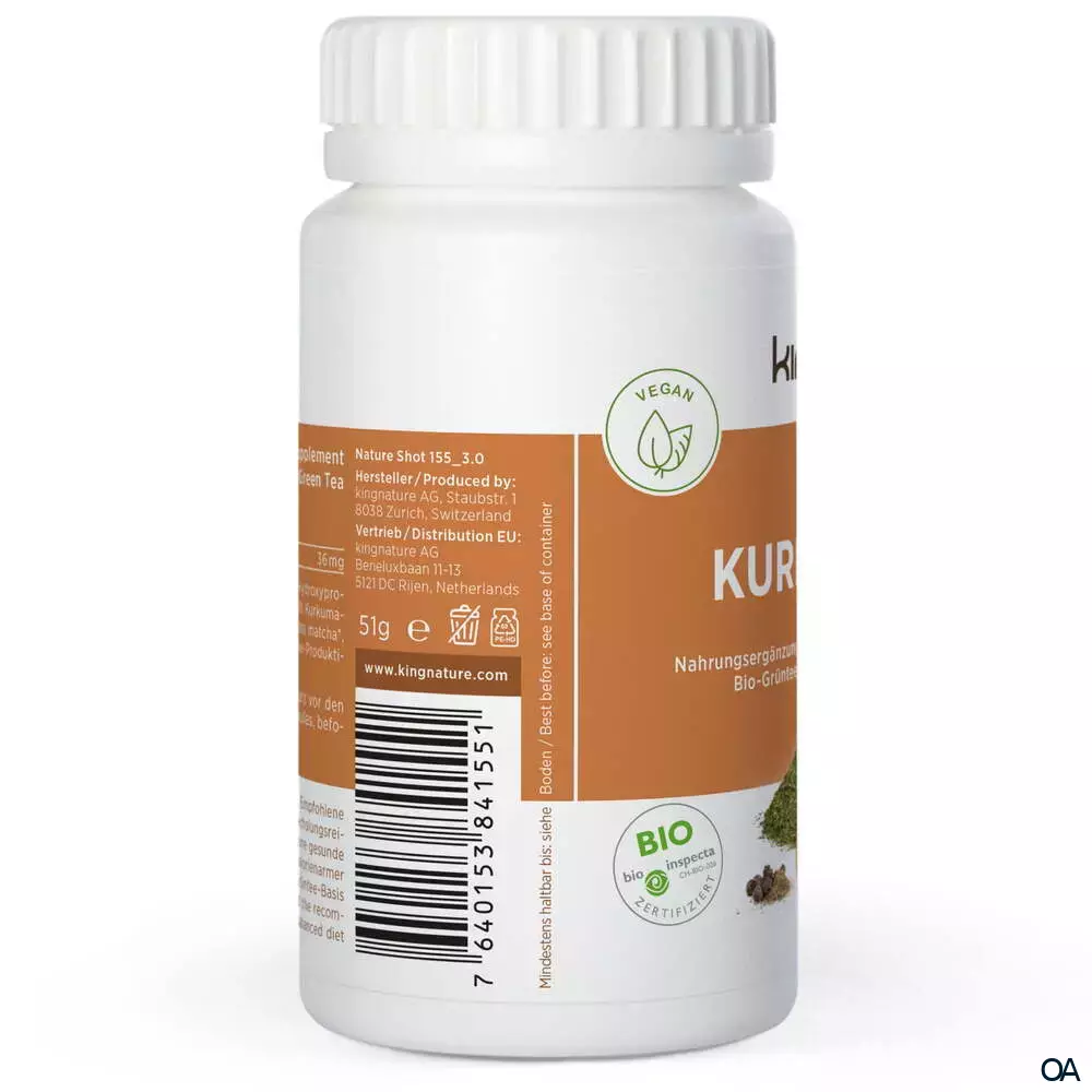 Kingnature Kurkuma Vida Kapseln Kingnature Kurkuma Vida Kapseln