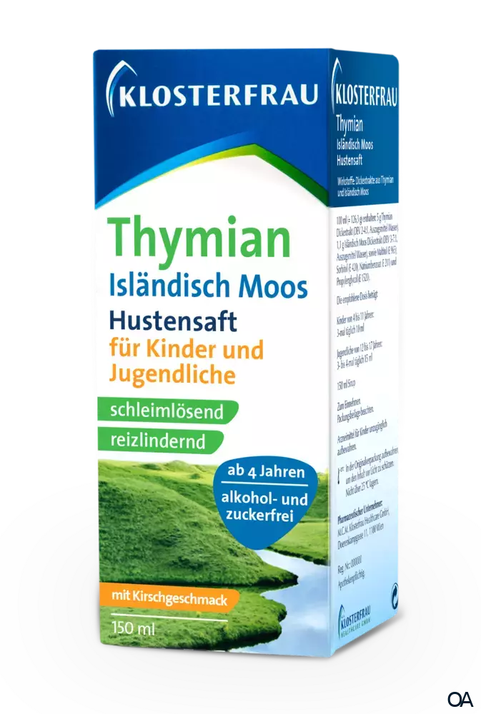 Klosterfrau Thymian Isländisch Moos Hustensaft für Kinder und Jugendliche Klosterfrau Thymian Isländisch Moos Hustensaft für Kinder und Jugendliche
