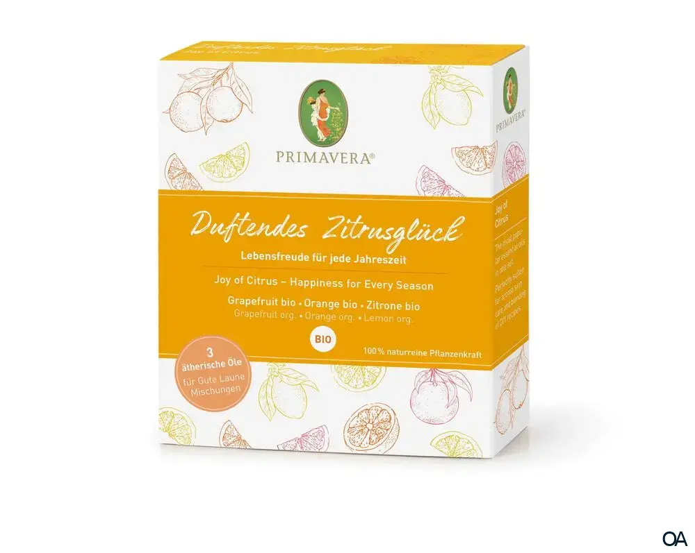 Primavera Set Duftendes Zitrusglück - Ätherische Öle Primavera Set Duftendes Zitrusglück - Ätherische Öle
