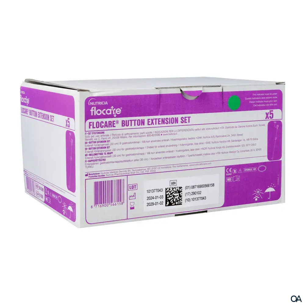 Flocare® Button Extension Set - 30 cm Flocare® Button Extension Set - 30 cm
