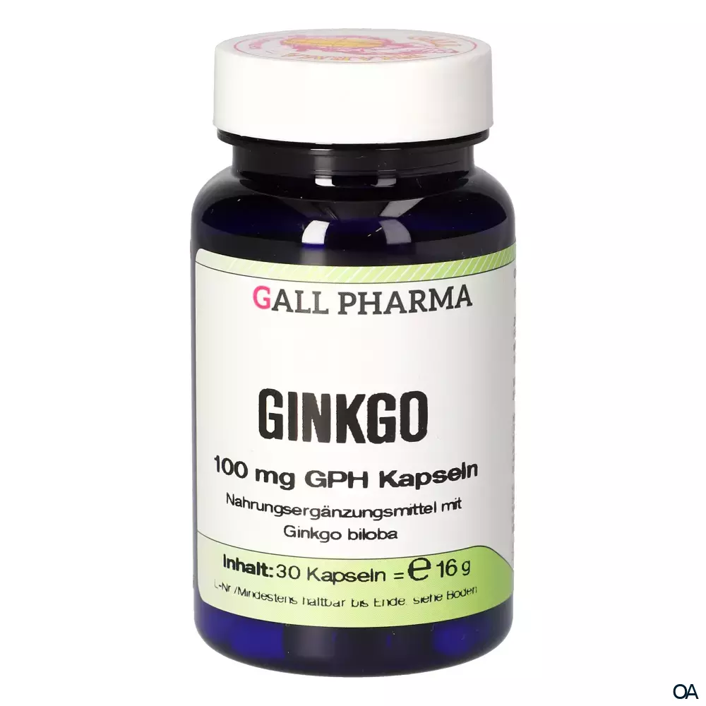 Gall Pharma Ginkgo 100 mg Kapseln Gall Pharma Ginkgo 100 mg Kapseln