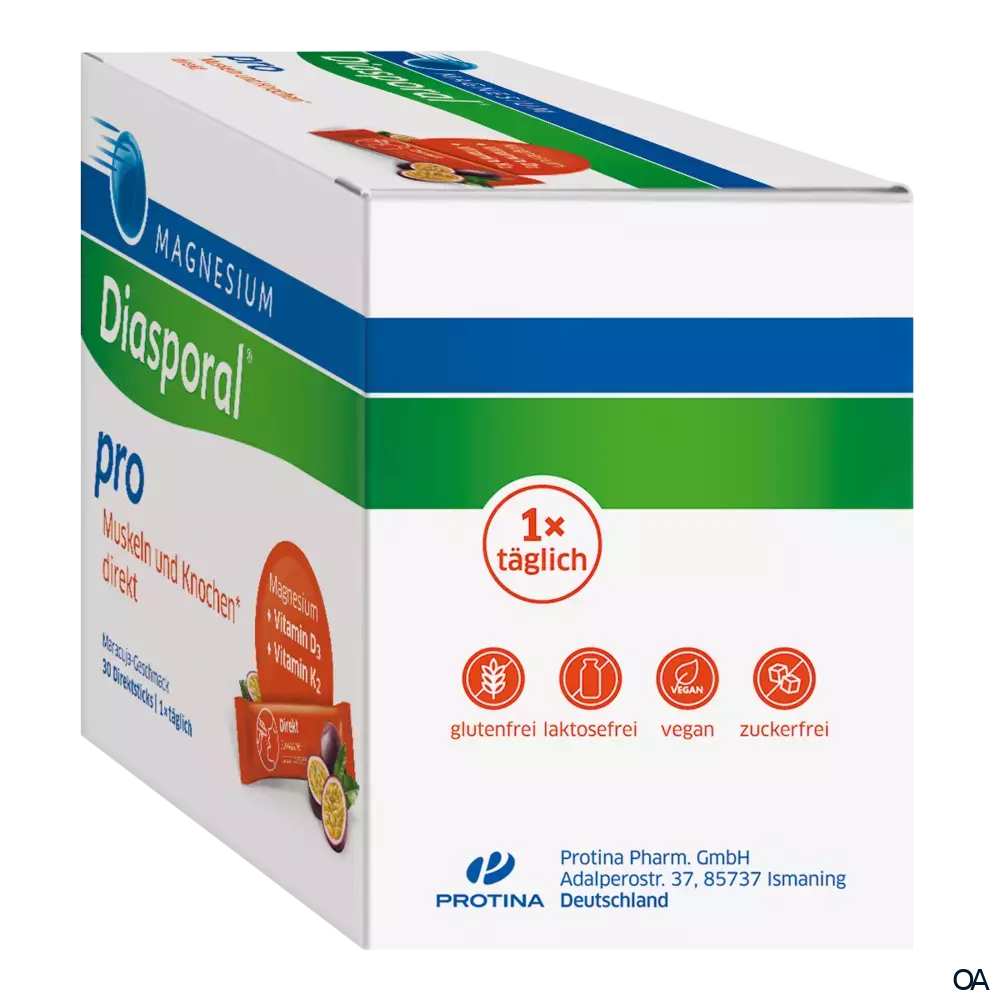 Magnesium Diasporal® Pro Muskeln und Knochen* direkt Sticks