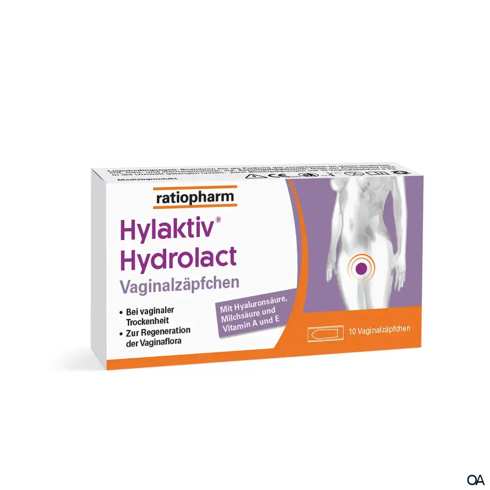Hylaktiv® Hydrolact Vaginalzäpfchen