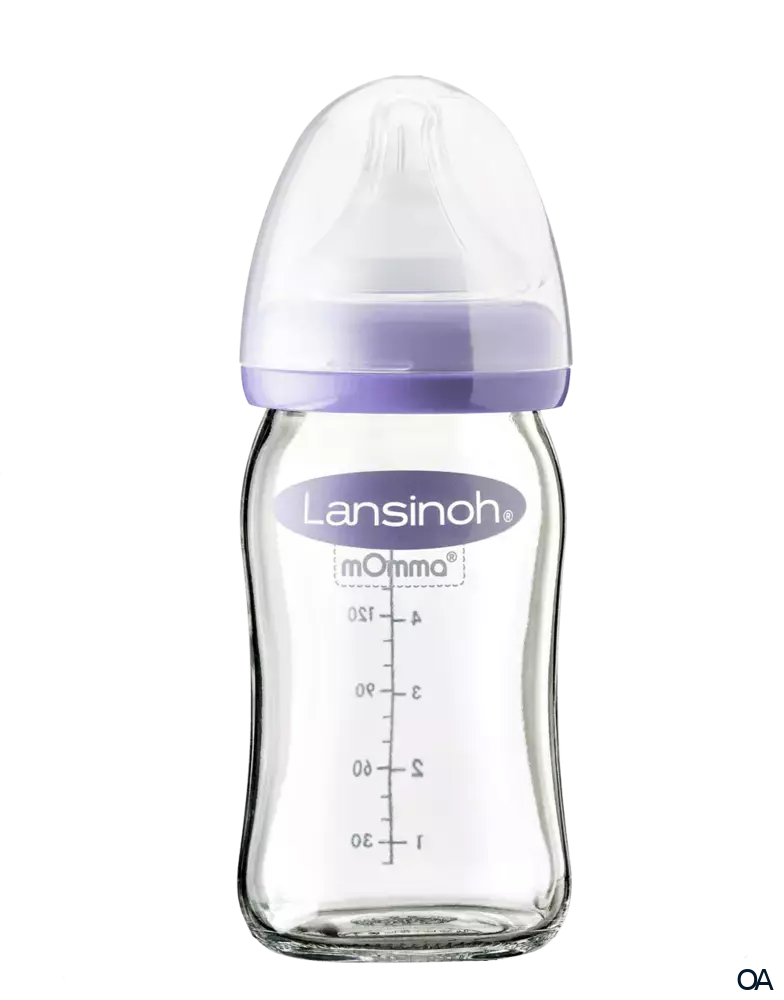 Lansinoh® Weithalsflasche Glas 160ml Lansinoh® Weithalsflasche Glas 160ml