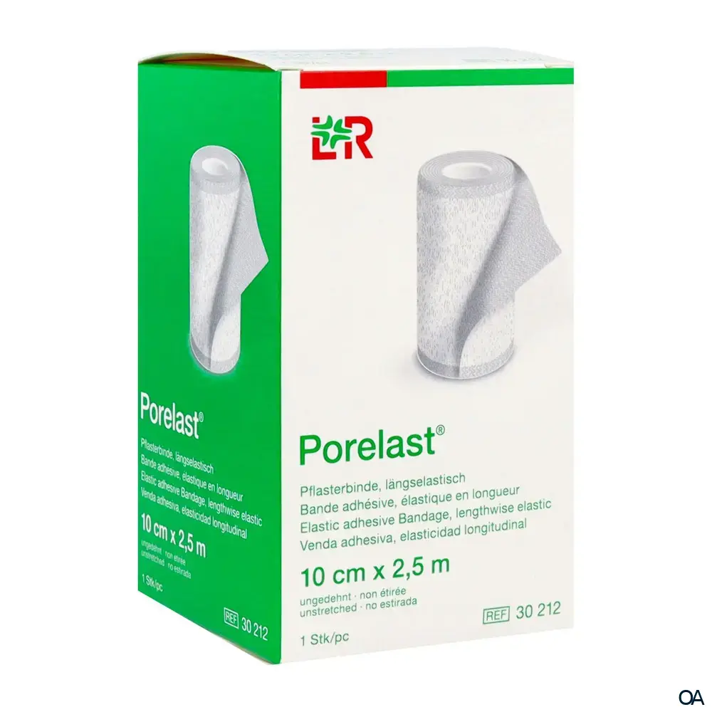 Porelast® Längselastische Pflasterbinde 10 cm x 2,5 m