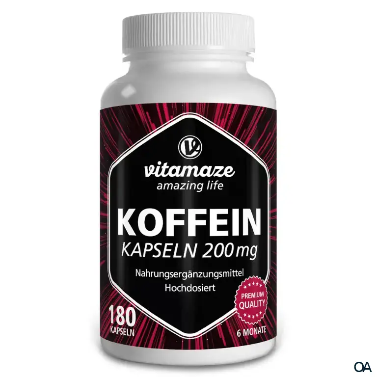 Vitamaze Koffein 200 mg Kapseln