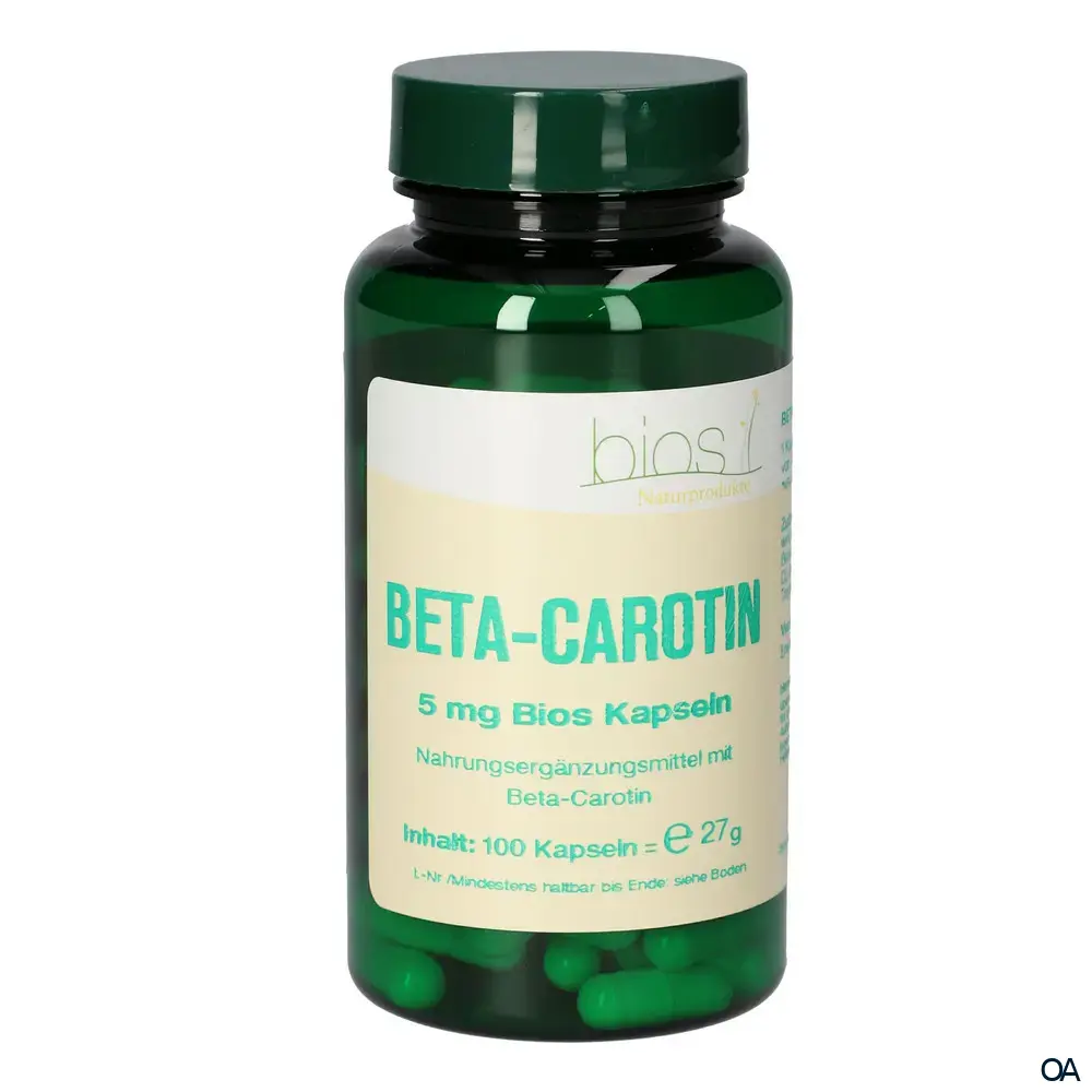 Bios Beta-Carotin 5 mg Kapseln