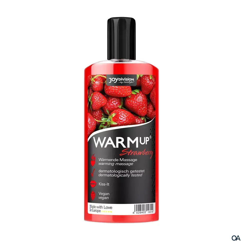 JOYDivision WARMup Erdbeere, wärmendes Massageliquid