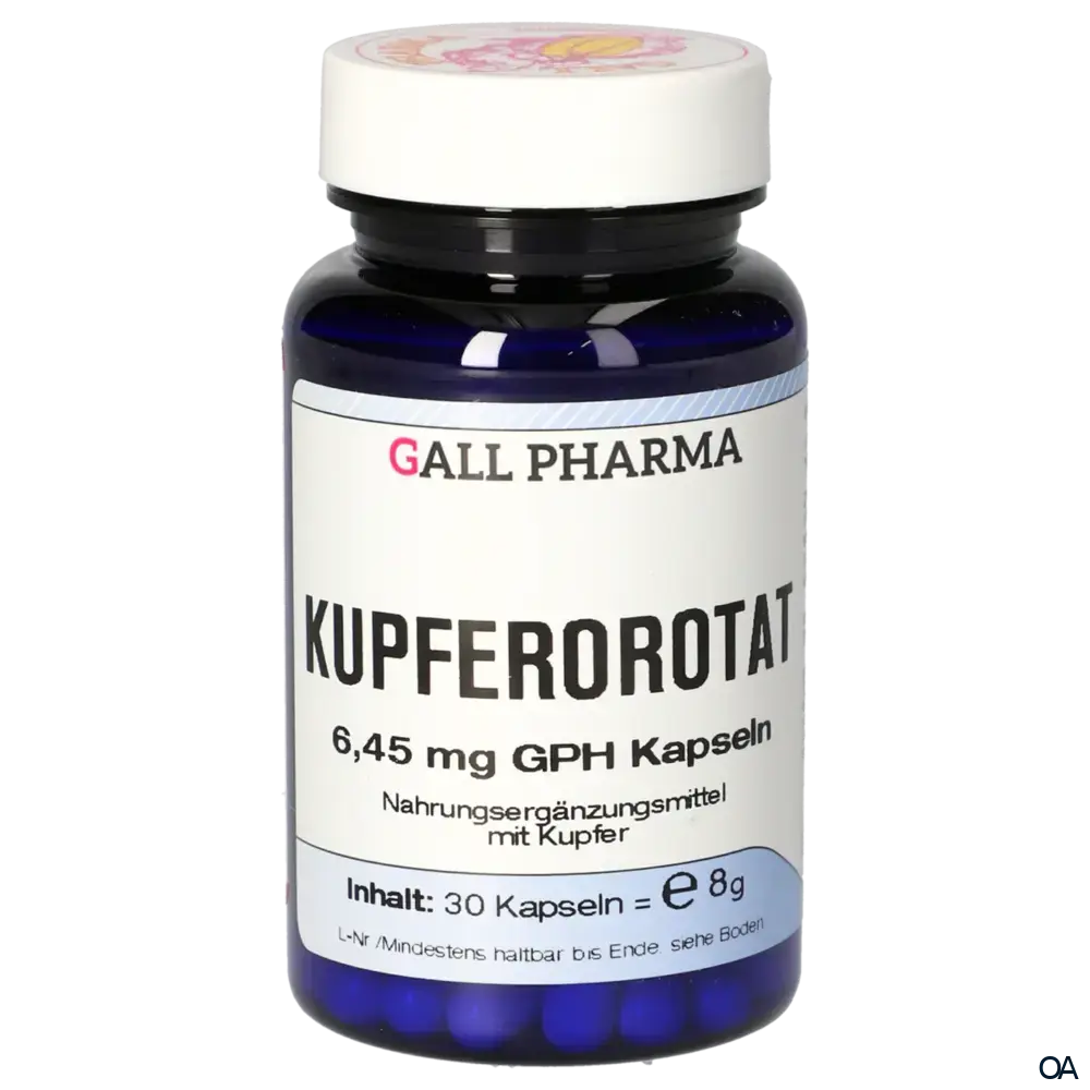 Gall Pharma Kupferorotat 6,45 mg Kapseln